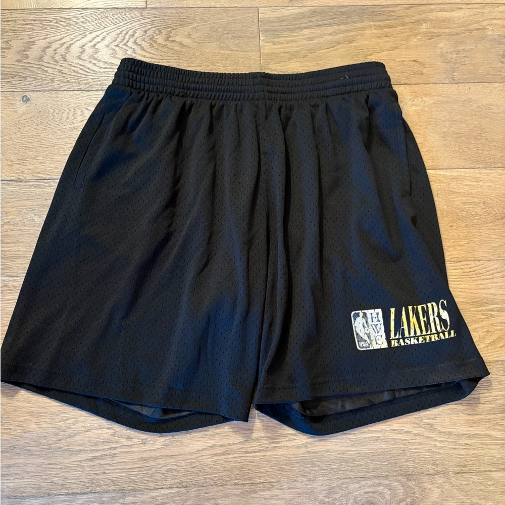 Mitchell and Ness Mesh Laker shorts
